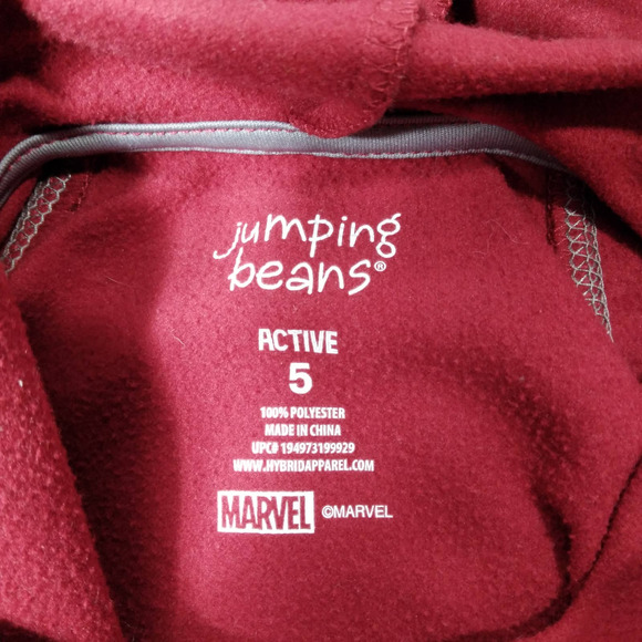 Jumping Bean Boys Spider-Man Hood Sweater Red - Picture 4 of 4